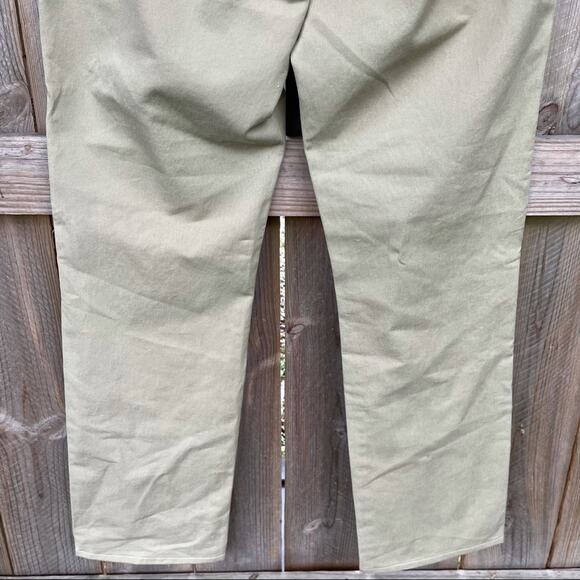 AG Adriano Goldschmied Pants Trousers Standard Issue Khaki Straight Size 34 NWT - Picture 6 of 10